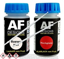 Für Roewe NDJ Dover White Lackstift Klarlack Lacktupfer Autolack Set