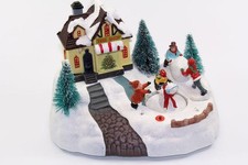 Spieluhr - Tree-Shop und Schneemann