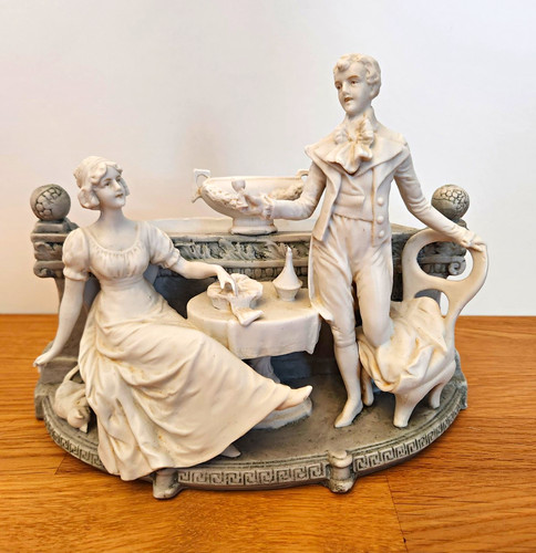 Porzellanfigur paar - porzellanfigur,