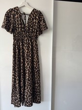Leoparden Kleid lang Gr. S
