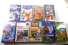 9 Kinderfilme auf VHS Bob Lilo