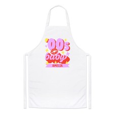 Personalisierte 00er Baby Koch Schürze 2000 Geburtstag Mama Schwester Retro Kochen