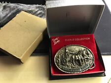 Original USA Gürtelschnalle, Tony Lama collection, Wild West, Buck Board Wagon