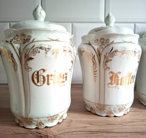 Antike vorratsdosen jugendstil - antike,