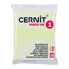 Cernit 6x Number One, Polymer-Modelliermasse, 56g, Gelb CE0900056731C
