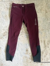 Cavallo Reithose 36 Bordeaux Rot Calima Grip