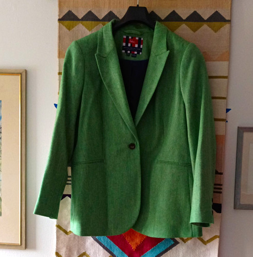 Boden tweed blazer - tweed, grün