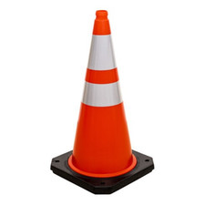 STIER Leitkegel Pylon Baustellenkegel 750mm 2 Streifen 4kg 5 SIEHE TEXT/FOTO