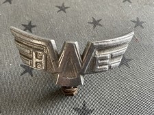 Fahrrad Schutzblechfigur Emblem Steuerkopfschild | HWE 1970 Heidemann Einbeck