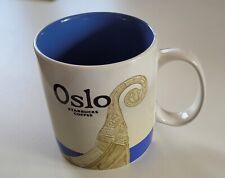 Starbucks Global Icon City Mug Tasse Oslo Norway 16oz/414ml, mit Haarrissen