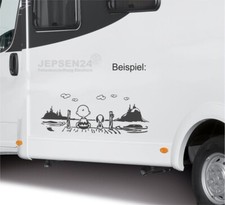 Aufkleber Snoopy Charly ca 60x23cm CW012 für Auto Wohnmobil Wohnwagen Wand Womo