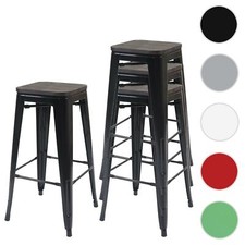 4er-Set Barhocker HWC-A73