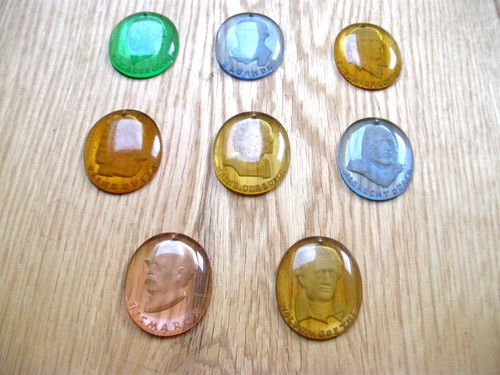 Glas medaillon - 1,