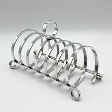 Vintage WMF Export versilbert rund 6 Scheiben Toastständer A/F