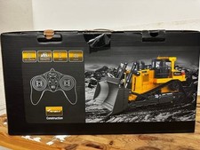 RC Bulldozer , gelb, mit Fernsteuerung, Neuwertig