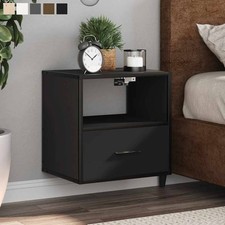 1/2er Set Retro Wand Nachttische Nachtschrank Bettschrank Nachttisch Wandschrank