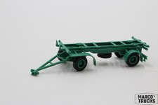 Herpa Lafette Anhänger für Wechselbrücke grün 2a 80er Jahre 1:87 /H24089