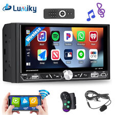 6.8" Autoradio 2DIN Wireless Carplay Android Auto FM RDS Bluetooth Touchscreen