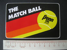 THE MATCH BALL Penn DTB Tennis Sportartikel Sticker Aufkleber Reklame Werbung