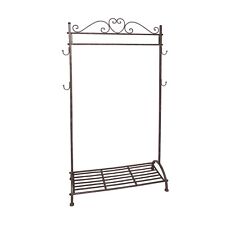 METALL KLEIDERSTÄNDER "NOSTALGIE" | 158x81cm, freistehend | Garderobenständer