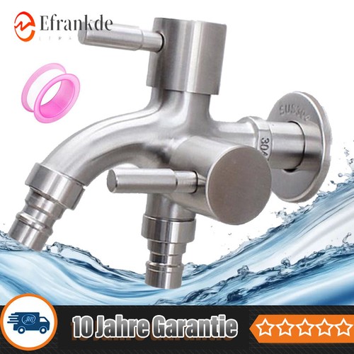 Zoll doppel wasserhahn - doppel,