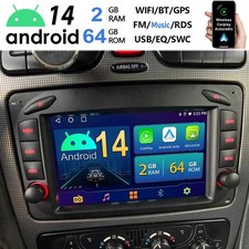 Android 14 Für Mercedes Benz CLK W209 W203 W463 W168 Autoradio Navi Carplay WIFI
