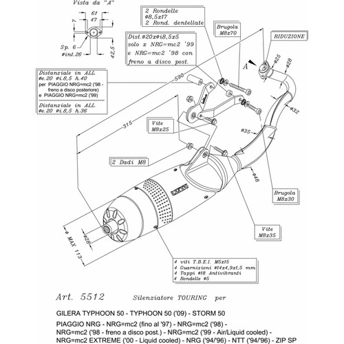 Komplett auspuff leovince - auspuff,