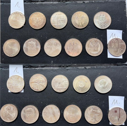 Euro gedenkmünzen - x, 10