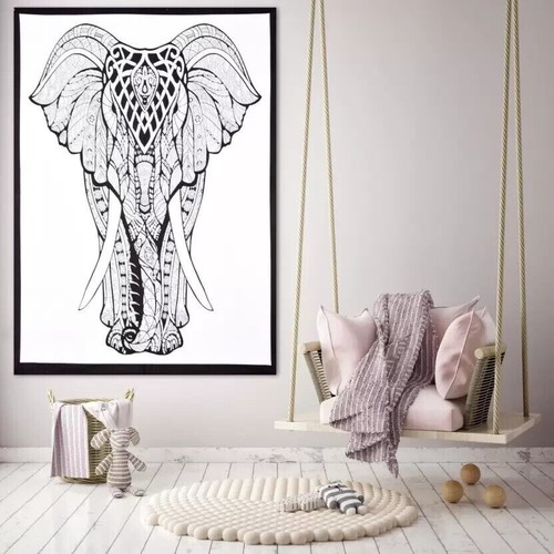 Baumwolle elefant poster - baumwolle,
