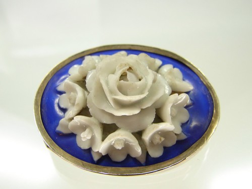Schöne biedermeier brosche - schöne,