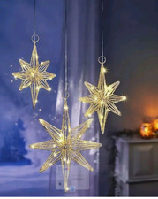 3er LED Hängedeko Polar Stern