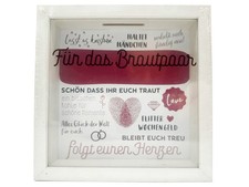 Spardose Brautpaar MDF