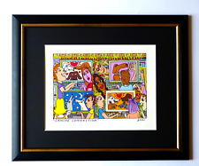 James RIZZI " CANINE CONNECTION " Farbserigrafie 2001  Probedruck -selten !
