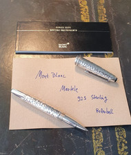 Montblanc Meisterstück Solitaire Martelé Silber Le Grand Rollerball