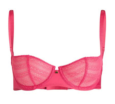 PASSIONATA Damen Balconette-BH 'Cheeky' mit unwattierte Cups und Spitze Pink Neu