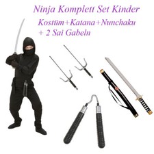 NINJA KOSTÜM SET KINDER