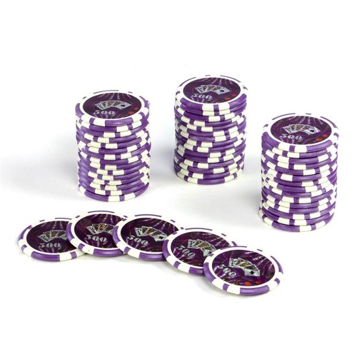 Poker chips wert - wert, lila