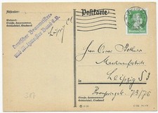 Postkarte Drucksache