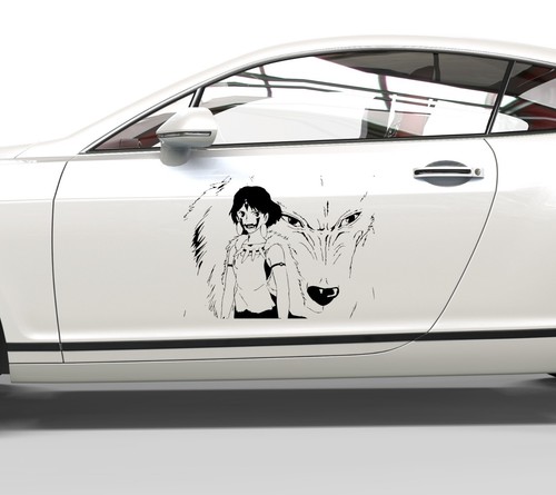 Aufkleber prinzessin mononoke - aufkleber,