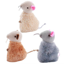 Plüsch Maus Katzenspielzeug mit Leckerli- und Katzenminze-Funktion