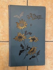 Historisches Postkartenalbum, fast leer, ca. 1908