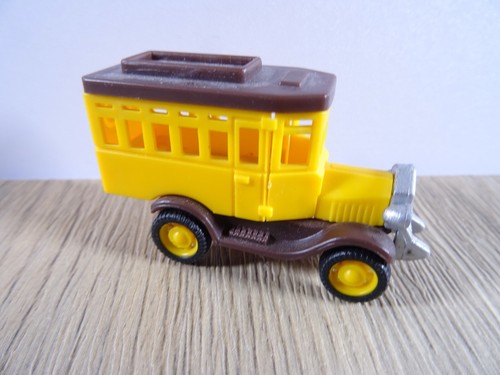 Vintage miniatur nostalgie bus - miniatur,