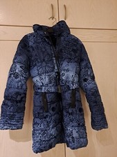 Damen Jacke Blau Gesteppt