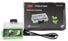 3M Peltor Elektronischer Ohrstöpsel EEP-100 EU mit Ladecase, SNR-32, Grün