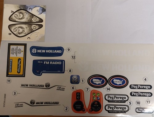 Stickersatz für den peg - stickersatz,