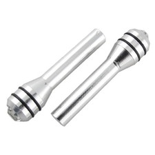 2 Stk Rheinkiesel Dekor Silber