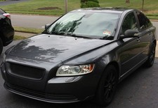 Netz Sport Grill Kühlergrill Matt Schwarz ABS für Volvo S40 V50 2008 - 2012