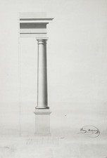 Architektur Zeichnung Säule