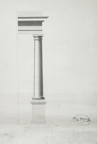 Architektur zeichnung säule - architektur,