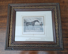 Gemälde Kunstdruck gerahmt Pferd Dragon England Duke of Bedford Reitsport